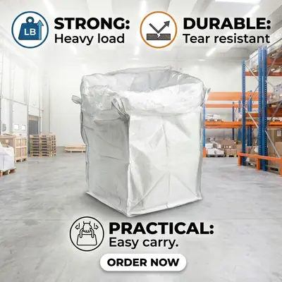 Durable PP Polypropylene Woven Jumbo Bags 1000kg 500kg