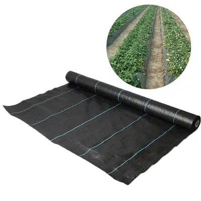 PP or PE Material White Large Weed Mat Ground Cover