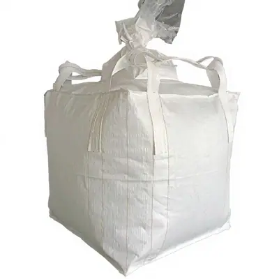 Strong PP Fabric 1 Ton Breathable Flat Bottom FIBC Jumbo