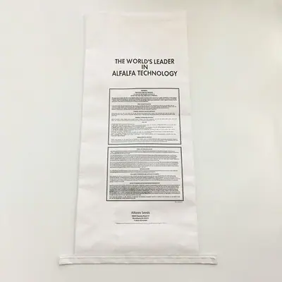 Woven Sack Rice Bags Polypropylene PP Recyclable Space
